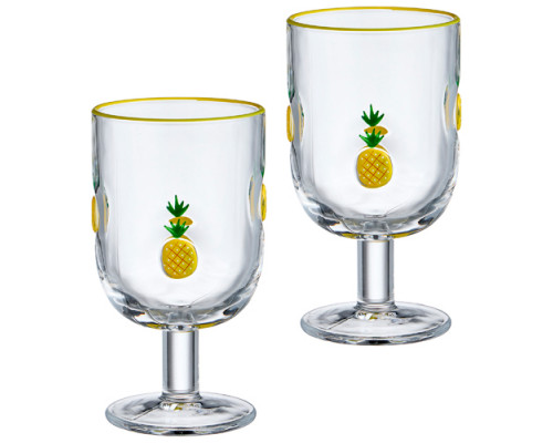 Набор бокалов для вина "Fruity pineapple" из 2 шт. 350 мл 685-137 685-137