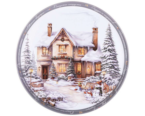Поднос сервировочный Agness 33*2,1 см 898-229