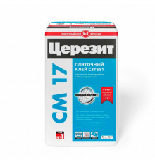 Клей для плитки ЦЕРЕЗИТ СМ 17/25кг эластичный 792212 (1 поддон - 48 мешков)