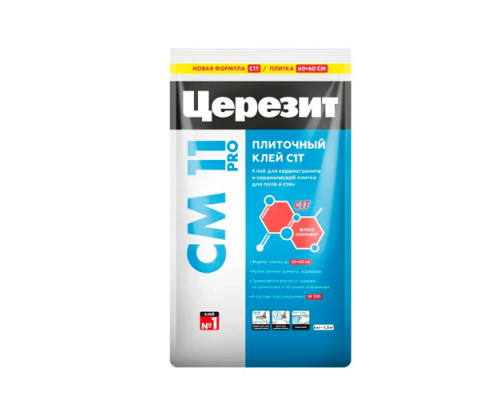 Клей для плитки ЦЕРЕЗИТ СМ 11/5 PRO (5кг) 2639486 (1 паллет -144 мешка)