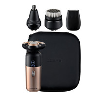 Электробритва Polaris PMR 0714RC Ultimate shave 5D PRO Черный/золотой