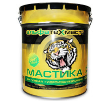 Мастика битумная АльфаТехМаст гидроизоляционная, ведро 16 кг
