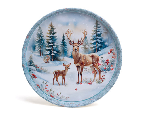 Поднос сервировочный agness "Зимняя сказка" 33*2,1 см 898-242 898-242
