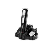 Набор для стрижки Centek CT-2133 (Black) 4 насадки, 4 гребня, база с подзарядкой