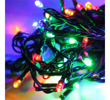 Гирлянда КОСМОС 100LED_RGB (100 свет., мультиколор, 10,8м, 8 режимов мигания) KOC_GIR100LED_RGB