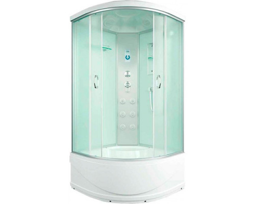 Душевая кабина ERLIT ER4509TP-C3-RUS 90*90*215 гидромассаж спины, радио, Россия