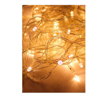 Гирлянда КОСМОС 120LED_W (120 светодиодов, белый, 12,8м, 8 режимов мигания) KOC_GIR120LED_W
