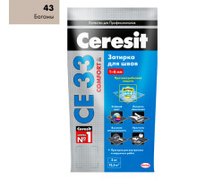Затирка ЦЕРЕЗИТ СЕ33/5 №43 Багама беж 2-5мм (5кг) 2092226