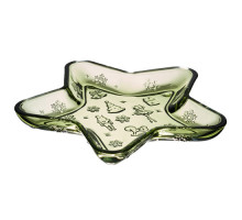 Блюдо сервировочное "Щелкунчик" green в форме звезды, 21*21*2,5 см 355-415 355-415