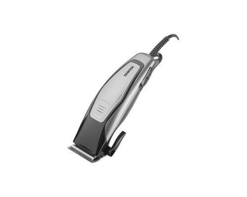Машинка для стрижки Centek CT-2102 (черный/серый) 12Вт, сталь, эргономичный дизайн, 4 насадки