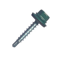 Саморез кровельный Металлсервис 4,8 х 51 зеленый мох RAL 6005, по дереву (2500 шт) г.Москва