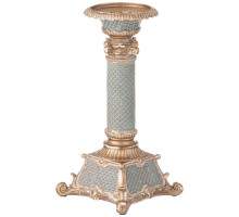 Подсвечник коллекция "Рококо", 12,5*12,5*26,7cm 504-386