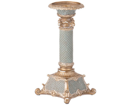 Подсвечник коллекция "Рококо", 12,5*12,5*26,7cm 504-386