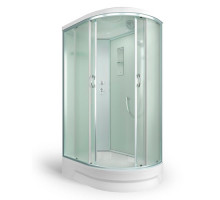 Душевая кабина ERLIT ER351226L-C3-RUS 120*80*226 матовое стекло, средний поддон, Россия