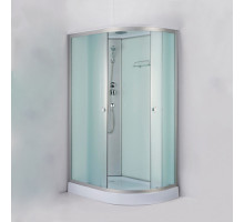 Душевая кабина ДАНА-719 W (белая) 120*80*215 правая, низкий поддон (3 места)