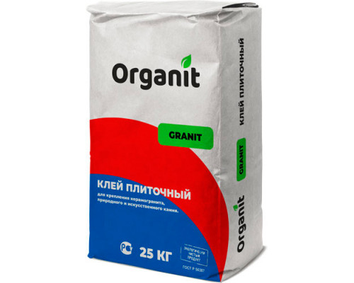 Клей плиточный ORGANIT Керамогранит KR3 25кг (1поддон-48шт)