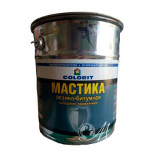 Мастика резино-битумная COLORIT 4кг Ведро