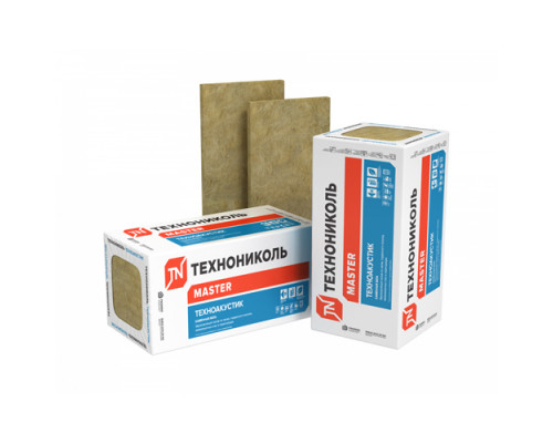 Минвата из Базальта ТЕХНОАКУСТИК ШУМОЗАЩИТА (1200х600х100)6шт./0.432м3/4.32м2 екн376359
