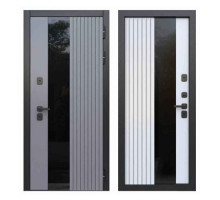 Дверь металлическая климатическая 7024 Ferroni Luxor Termo 5 Light 960 правая