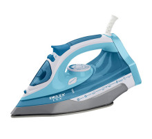 Утюг Delta lux DL-712 белый с серо-голубым, 2400 Вт, керамика
