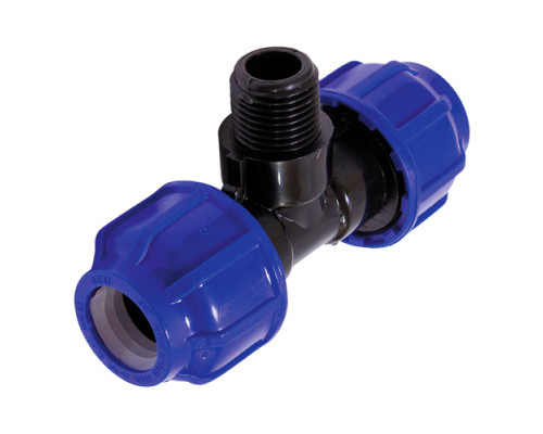 Тройник Tebo наружняя резьба 20 x 1/2 x 20 TR-TB ПНД (225 штук)