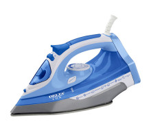 Утюг Delta lux DL-712 белый с синим, 2400 Вт, керамика