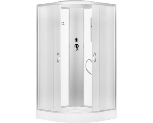Душевая кабина ERLIT ER3509P-C3-RUS 90*90*215 матовое стекло, низкий поддон, Россия