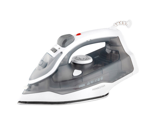 Утюг HomeStar HS-4011 серый (2200Вт, пар, подошва нерж.сталь, антинакипь, капля стоп) арт.105831