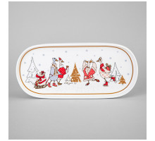 Блюдо овальное lefard "Family christmas" 25,5 см 425-186