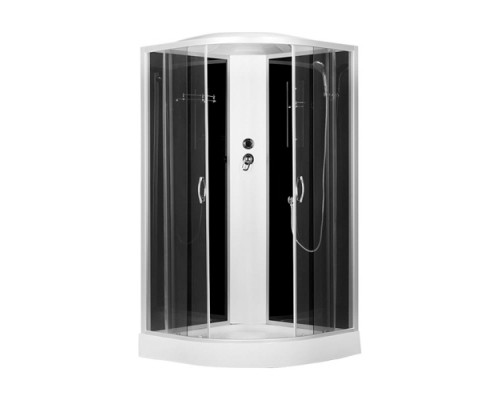 Душевая кабина ERLIT ER3509P-C4-RUS 90*90*215 тонированное стекло, низкий поддон, Россия