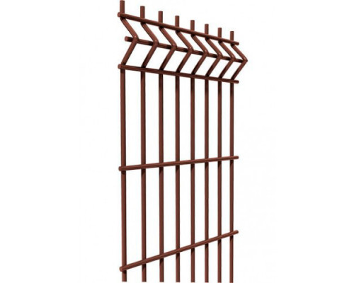 Забор из 3D панелей, 1940х2500, d 3.5мм, ячейка 55х200мм RAL7024 (графит)