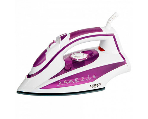 Утюг Delta lux DL-352 фиолетовый, 2200 Вт, керамика