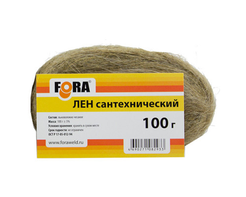 Лен сантехнический Fora 100 гр. (50 штук)