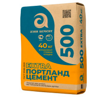 Цемент Азия Цемент II/А-П 42,5Н (ГОСТ31108-2020) (М-500) 40кг (поддон 40 шт.) EXTRA