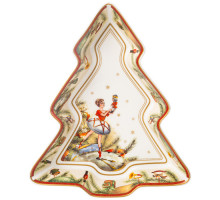 Блюдо Lefard Щелкунчик елка 25х21х4 см 85-1925