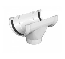 Воронка жёлоба ТехноНиколь Оптима Белая (D120/80)