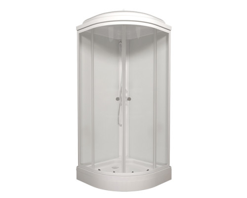 Душевая кабина Triton Экстра 88*88 А 1/4 круга, низкий поддон (7 мест+сифон D50)