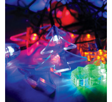 Гирлянда КОСМОС 30LED MIX1_RGB (Игрушки мультиколор, 4,4м, 8 режимов мигания)