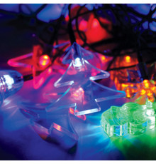 Гирлянда КОСМОС 30LED MIX1_RGB (Игрушки мультиколор, 4,4м, 8 режимов мигания)