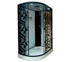 Душевая кабина ДАНА-65 R 120*80*215 правая,низкий поддон СОТЫ (3 места)
