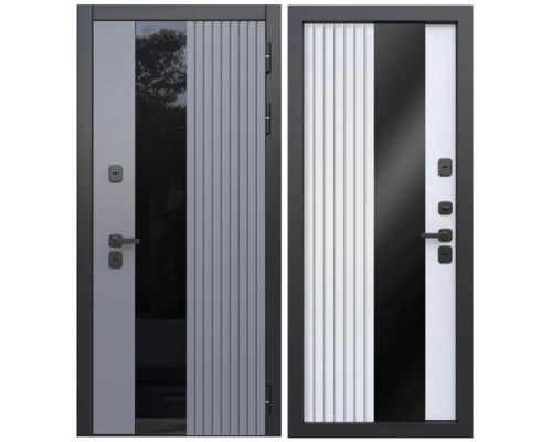 Дверь металлическая климатическая Ferroni Luxor Termo 5 Light 860 правая