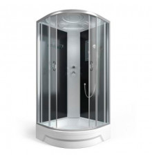 Душевая кабина ERLIT ER351026-C4 100*100*215 тонированное стекло, средний поддон, Россия