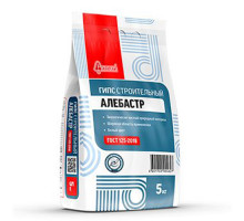 Алебастр (гипс строительный) Старатели 5 кг (1коробка-6шт)