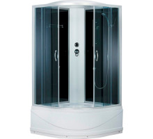 Душевая кабина ERLIT ER3509ТP-C4-RUS 90*90*215 с крышей, высокий поддон, тонированное стекло, Россия