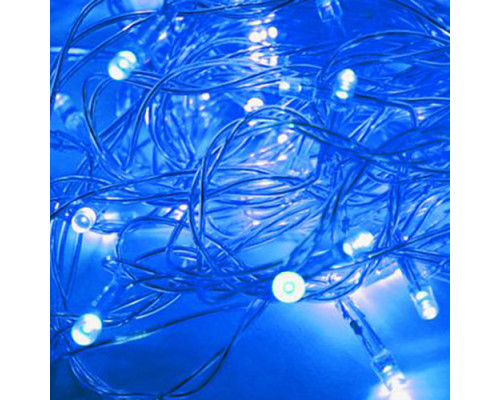 Гирлянда КОСМОС 100LED_B (100 светодиодов, синий, 10,8м, 8 режимов мигания) KOC_GIR100LED_B