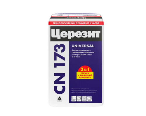 Смесь ЦЕРЕЗИТ СN 173/20кг универсальная самовыравнив. (6-60 мм) 2021029 (1 пал - 54 меш.)