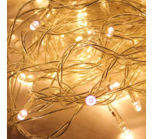 Гирлянда КОСМОС 100LED_W (100 светодиодов, белый, 10,8м, 8 режимов мигания) KOC_GIR100LED_W