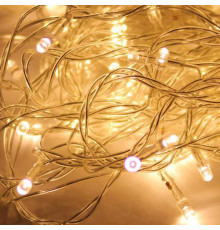 Гирлянда КОСМОС 100LED_W (100 светодиодов, белый, 10,8м, 8 режимов мигания) KOC_GIR100LED_W