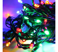 Гирлянда КОСМОС 120LED_RGB (120 светод., мультиколор, 12,8м, 8 режимов мигания) KOC_GIR120LED_RGB