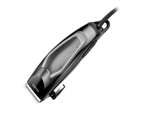 Машинка для стрижки Centek CT-2127 (черный/серый) срез 0...12мм, производительный мотор, шнур 1.8м